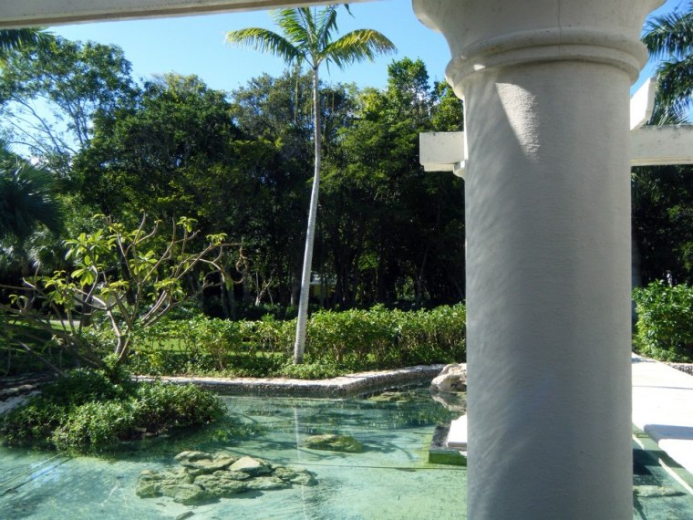 Outside the lobby of the Punta Cana Hotel
