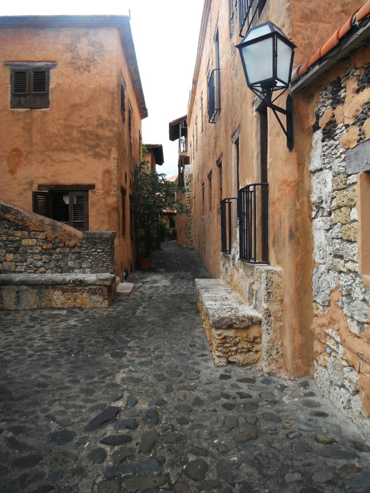 A cobblestones street