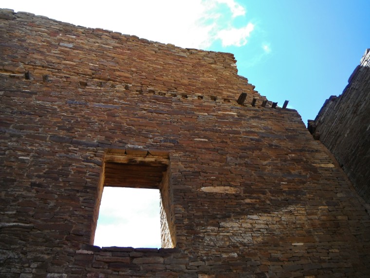 Beautiful masonry at Pueblo Bonito.