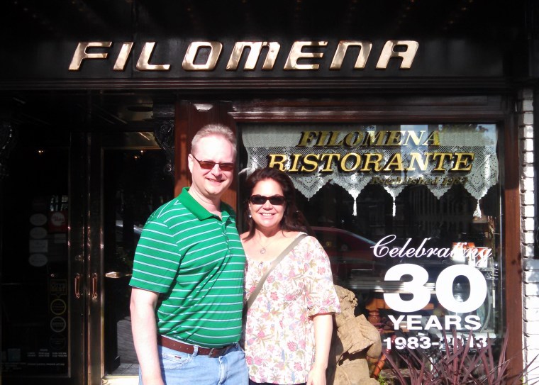 Mom & Dad at the special spot