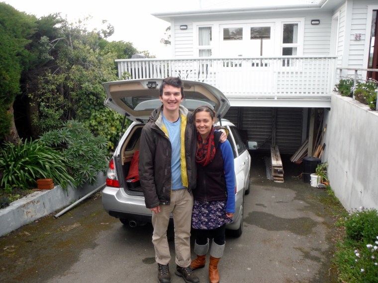 My trusty driver and I as we prepared to head off!