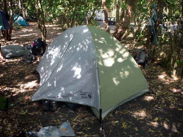 Our campsite at Anchorage