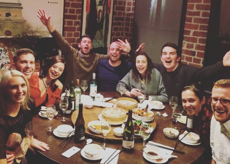 Our lively night at Hu Tong Dumpling Bar - one of our favorite spots in Chinatown